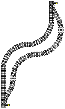 9V S-Kurve Haltstelle