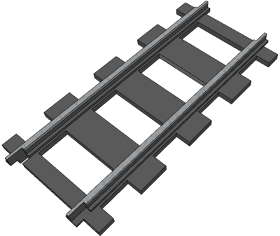 Schienenmodell 9V System